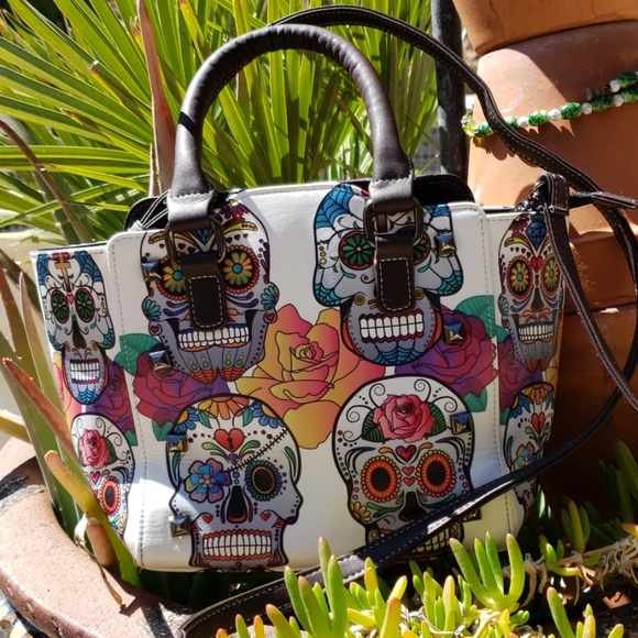 no brand name Handbags - Sugar Skull crossbody bag..*see last pic